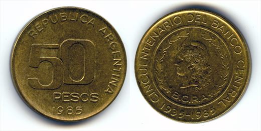 Argentina - Peso 50 - 1985 1