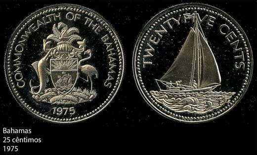 Bahamas - Cent 25 - 1975