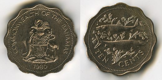 Bahamas - Cent 10 - 1980