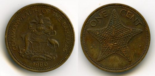 Bahamas - Cent 1 - 1980