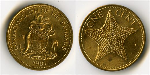 Bahamas - Cent 1 - 1981