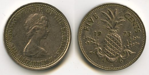 Bahamas - Cent 5 - 1973