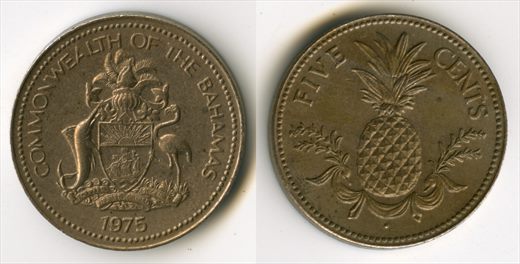 Bahamas - Cent 5 - 1975