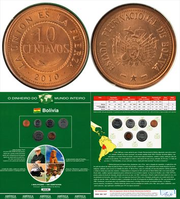Bolivia - Centavo 10 - 2010 DMI