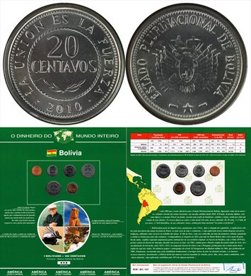 Bolivia - Centavo 20 - 2010 DMI