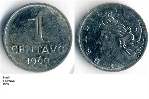 Brasil - Centavo 1 - 1969 - G6 A2 H08 L5C5