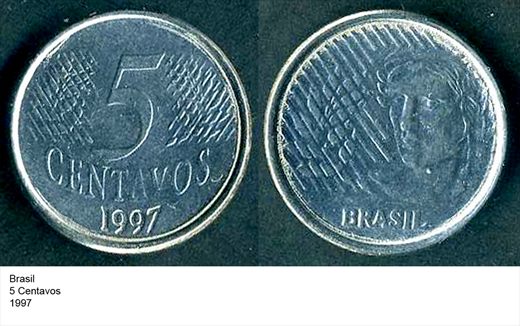 Brasil - Centavo 5 - 1997