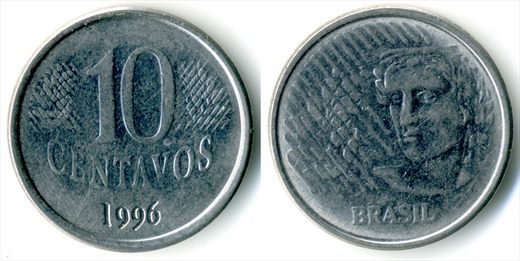Brasil - Centavo 10 - 1996