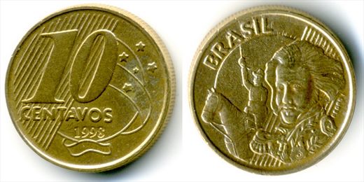 Brasil - Centavo 10 - 1998