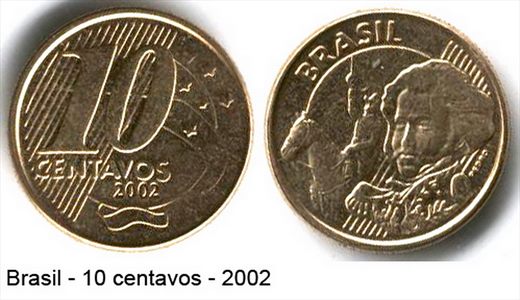 Brasil - Centavo 10 - 2002