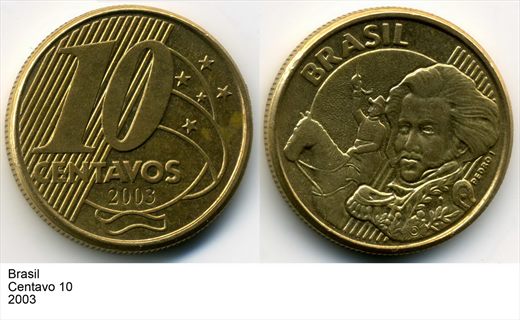 Brasil - Centavo 10 - 2003