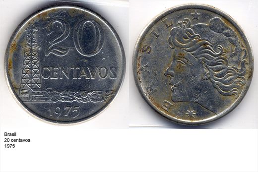 Brasil - Centavo 20 - 1975 - G5 A2 H07 L2C4