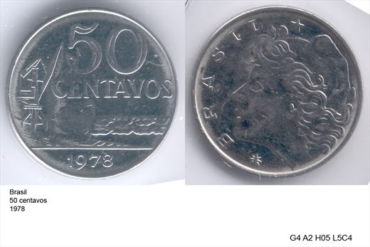Brasil - Centavo 50 - 1978 - G4 A2 H05 L5C4