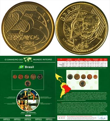 Brasil - Centavo 25 - 2004 DMI