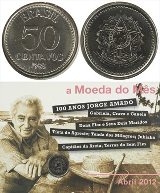 Brasil - Centavo 50 - 1988 (Moeda do Mes Abril 2012)