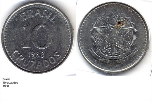 Brasil - Cruzado 10 - 1988 - G5 A2 H07 L4C2