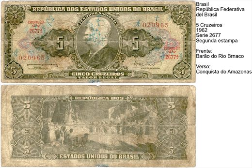 Brasil - Cruzeiro 5 - 1962-64 Series 2301-3500
