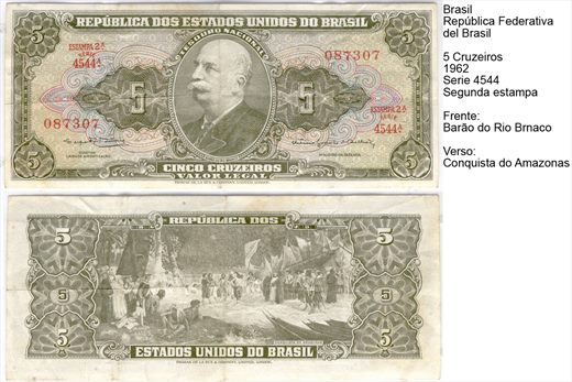 Brasil - Cruzeiro 5 - 1962-64 Series 4233-4700