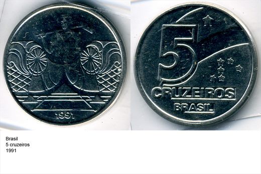 Brasil - Cruzeiro 5 - 1991 - G6 A2 H09 L2C2