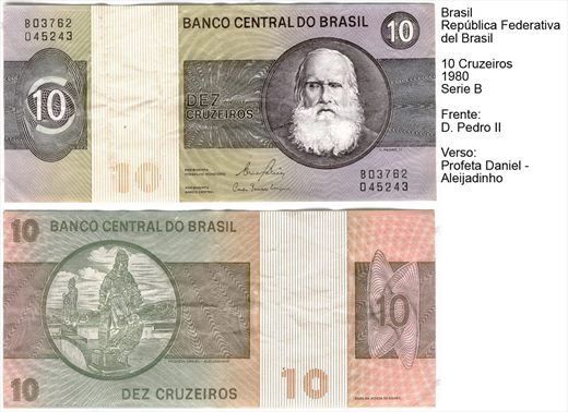 Brasil - Cruzeiro 10 - 1970-80 Series 2871-5131