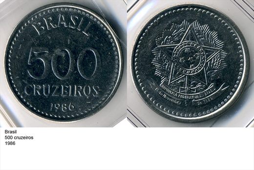 Brasil - Cruzeiro 500 - 1986 - G6 A2 H09 L2C4