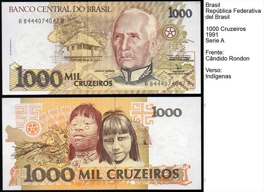 Brasil - Cruzeiro 1000 - 1990-91 Series 6797-8453