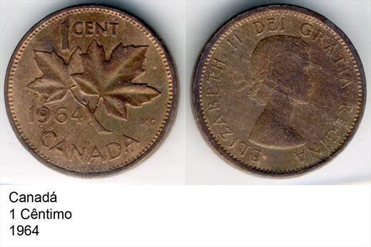 Canada - Cent 1 - 1964 - G6 A1 H03 L5C2