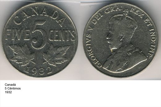 Canada - Cent 5 - 1932 - G6 A1 H03 L7C5