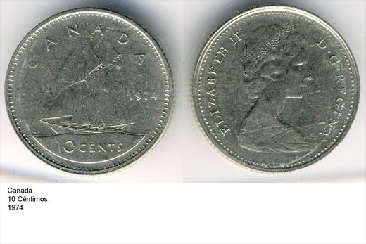 Canada - Cent 10 - 1974 - G6 A1 H03 L7C2