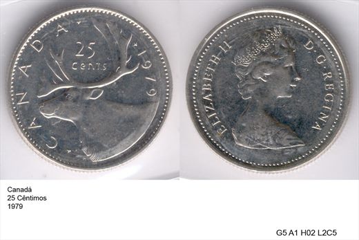 Canada - Cent 25 - 1979 - G5 A1 H02 L2C5