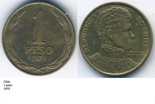 Chile - Peso 1 - 1979 - G5 A2 H11 L2C2