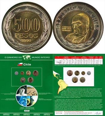Chile - Peso 500 - 2008 DMI
