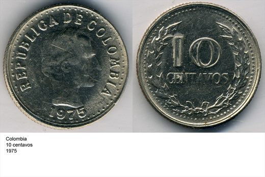 Colombia - Centavo 10 - 1975 - G6 A1 H05 L2C5
