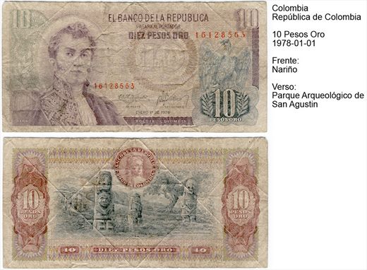Colombia - Peso 10 - 1978-01-01