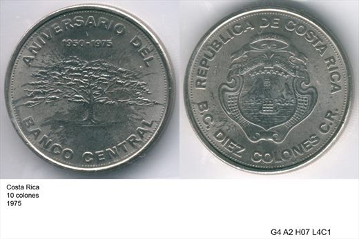Costa Rica - Colon 10 - 1969 - G4 A2 H07 L4C1