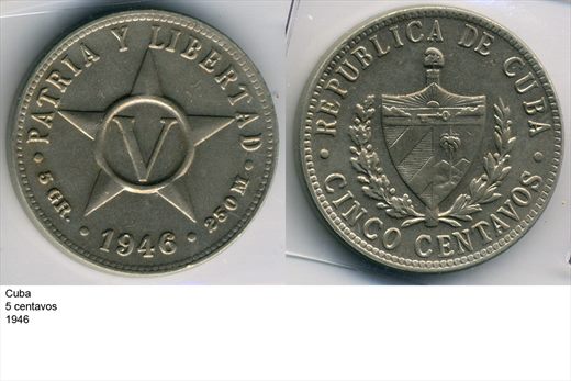 Cuba - Centavo 5 - 1946 - G6 A2 H12 L4C6