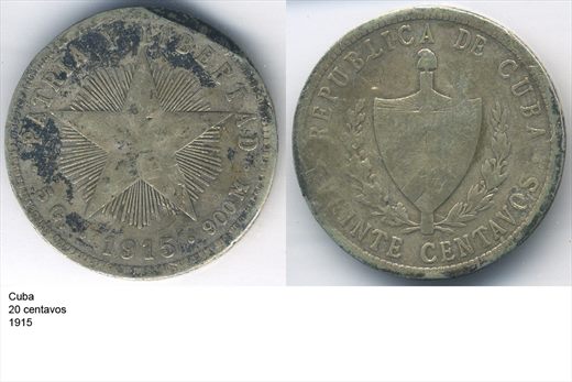 Cuba - Centavo 20 - 1915 - G5 A2 H10 L5C2