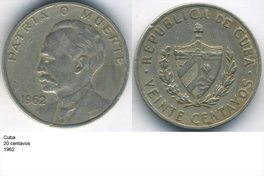 Cuba - Centavo 20 - 1962 - G5 A2 H10 L5C4