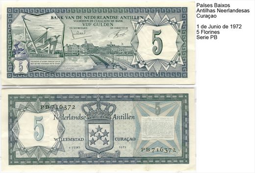PB - AN - Curazao - Gulden 5 - 1972-07-01 - Serie PB