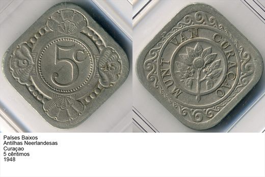 PB - AN - Curacao - Centimo 5 - 1948 - G6 A1 H09 L5C4
