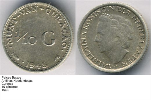 PB - AN - Curacao - Centimo 10 - 1948 - G6 A1 H11 L6C1
