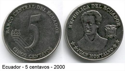 Ecuador - Centavo 5 - 2000