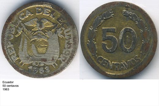 Ecuador - Centavo 50 - 1963 - G5 A2 H11 L5C2
