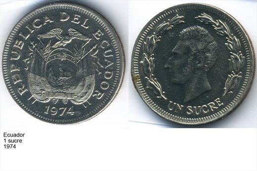 Ecuador - Sucre 1 - 1974 - G5 A2 H11 L3C1