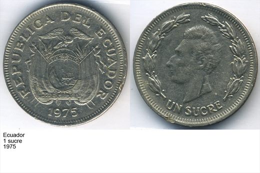 Ecuador - Sucre 1 - 1975 - G5 A2 H11 L3C2