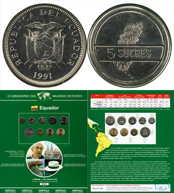 Ecuador - Sucre 5 - 1991 DMI
