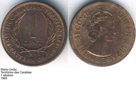 Caraibas Orientais - Centimo 1 - 1965 - G5 A2 H09 L6C1
