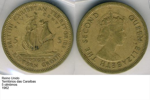 Caraibas Orientais - Centimo 5 - 1962 - G6 A2 H11 L3C3