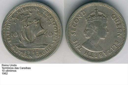 Caraibas Orientais - Centimo 10 - 1962 - G6 A2 H11 L4C2
