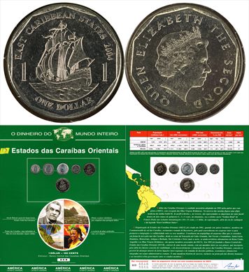 Estados das Caraibas Orientais - Dolar 1 - 2004 DMI